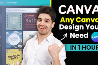 design a flyer, poster, banner, social media post ebook in canva