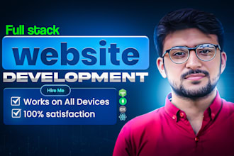 build custom ai full stack website as a frontend and backend developer