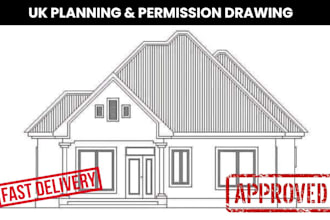 do house extension drawings for your UK planning application architectural plans