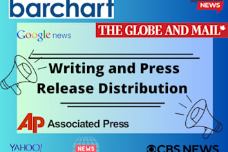 do press release distribution on apnews, barchart