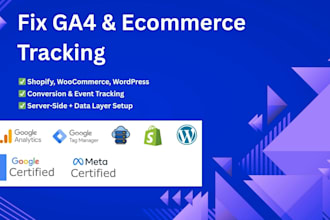 fix ga4 and implement ecommerce server side tracking