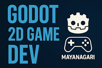 make a full 2d mobile or PC game using the godot game engine