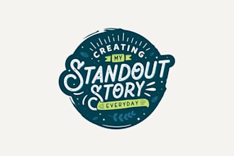 design creating standout story every day decal logo