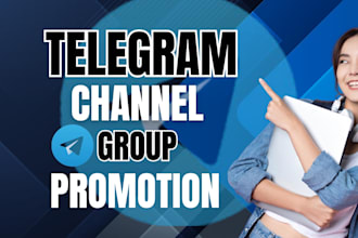 provide active subscribers and organic promotion for your telegram channel group