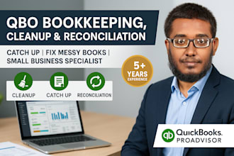 fix messy books and catch up overdue bookkeeping in qbo