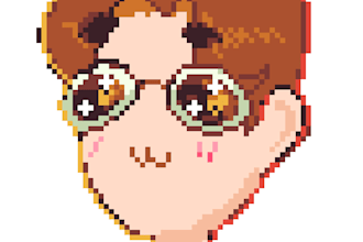 make a pixel art portrait of you or character of your choice