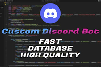 build custom professional interactive discord game bot