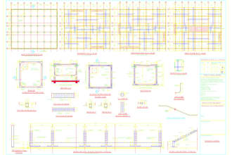 create your structural drawing in auto cad