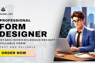 design intake form, invoice, google forms, letterhead, convert to fillable form