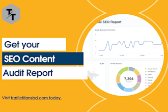 do SEO content audit and website analysis