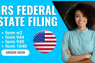 efile and prepare irs tax forms w2, w9, w8ben, 1099, 941, 8300, 940, and 1040