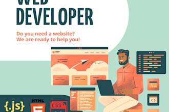 build a full stack web developer for custom, dynamic websites
