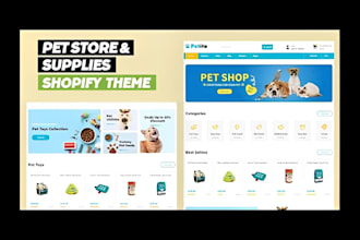 build shopify store shopify dropshipping store shopify website pet store