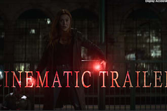 create cinematic movie trailer
