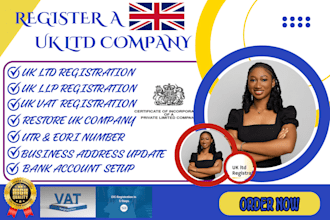 do uk ltd company registration company formation uk vat, bank account, hmrc