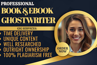be KDP fiction ebook ghostwriter, romance ghostwriter, self help book editor