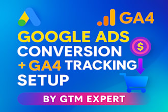 setup google ads conversion tracking and ga4 ecommerce tracking