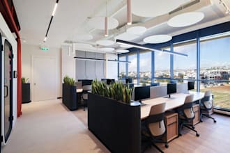 refurnish 3d office,commercial space,working interior design,walkthrough, render
