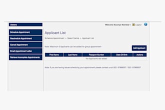 develop automated vfs appointment bot, vfs bot, appointment bot