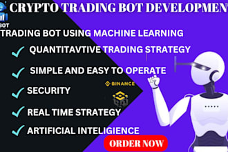 build crypto bot, arbitrage bot, hft bot, solana bot