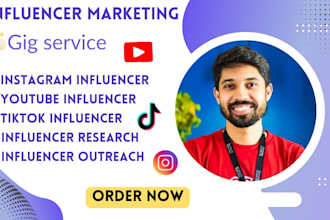 find instagram, youtube and tiktok influencer list for influencer marketing