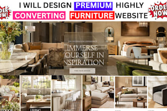 build furniture shopify store home decor carpentry interior chair shopify websit
