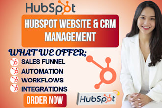 setup hubspot CRM workflows email campaign automation landing page hubspot quote