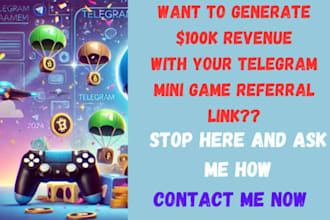 promote your telegram referral link or mini app to 2k active users daily