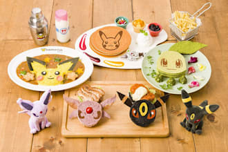 make your reservation at pokemon cafe or kirby cafe