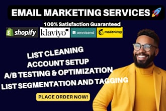 import contact, clean email list, segment list, tagging in mailchimp klaviyo