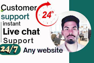 provide professional live chat support and customer service