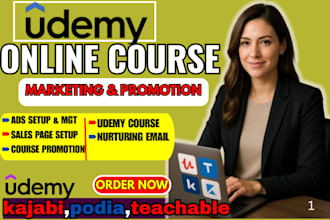 do udemy course promotion kajabi business coaching course amazon ebook