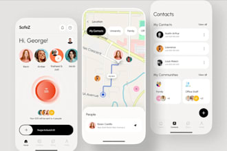 build sos app, personal safety app, security guard app, biometric tracking app