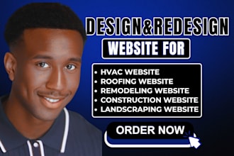 design a professional wordpress website for construction or home services
