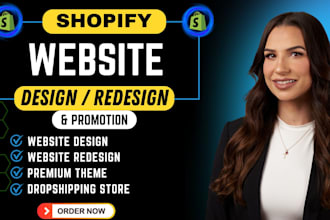 build shopify store create shopify dropshipping store shopify website redesign
