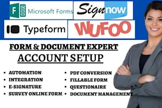do signwell signnow surveysparrow wufoo microsoft form zoho form tally typeform