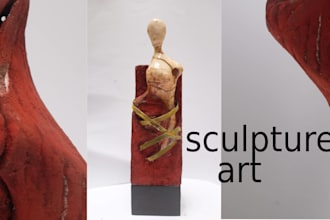 design a sculpture for an abstract fine art project