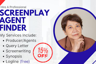 find active literary agent for your movie script screenplay film script