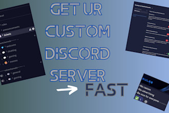 create custom professional discord server