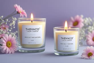do cosmetic packaging, logo, perfume product candle label design