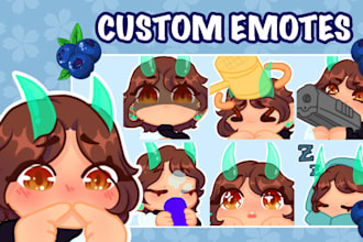 draw chibi emotes and badges
