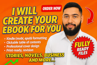 create and format your book or ebook for amazon KDP and more