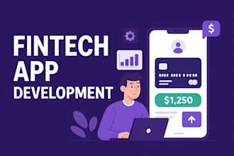 develop a secure and scalable fintech app for web and mobile