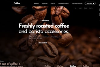 coffee shopify store health and wellness website coffee website tea coffee store