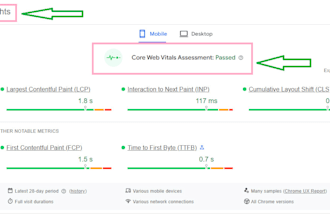 fix core web vitals issues, cls, inp, fcp and lcp issues