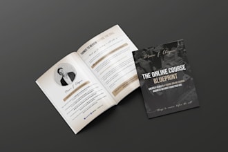 design brochure, catalog, or magazine layout for your brand