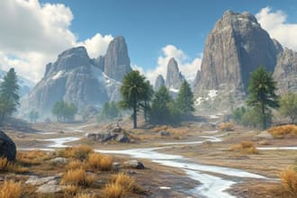 create HD game textures and environment design mods