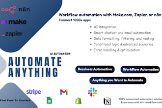 do expert make, n8n, and zapier automation and integrations