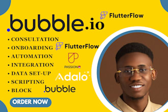 be bubble developer bubble io saas mvp marketplace adalo expert flutterflow UI