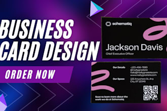 create professional and unique business card designs